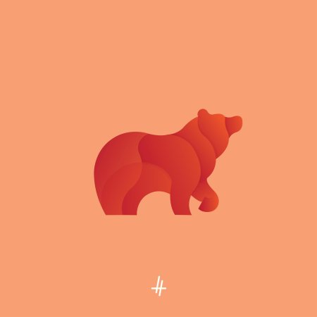 Медведь стилизация