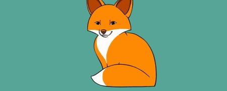 Лиса мультяшная