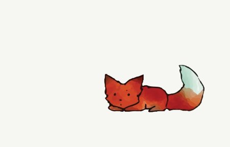 Рисунок лисы