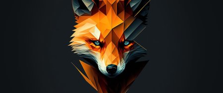 Лиса абстракция