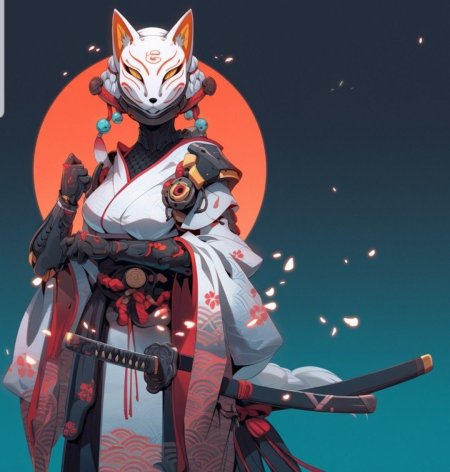 Лис самурай