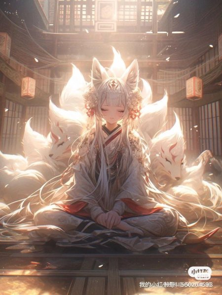 Лиса кицунэ