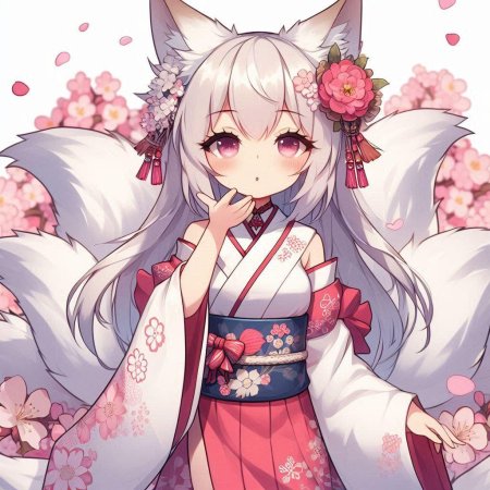 Кицунэ девушка