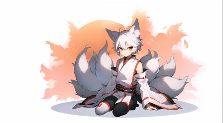 Аниме кицунэ фокс