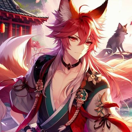 Кицунэ парень