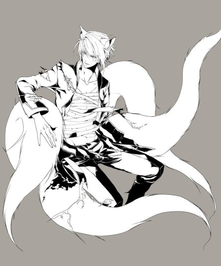 Кицунэ парень