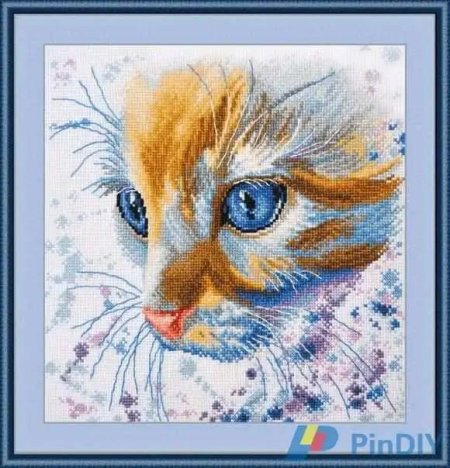 Вышивка рыжий овен