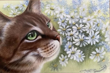 Художница логинова аннет кошки