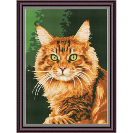 Алмазная мозаика рыжий кот