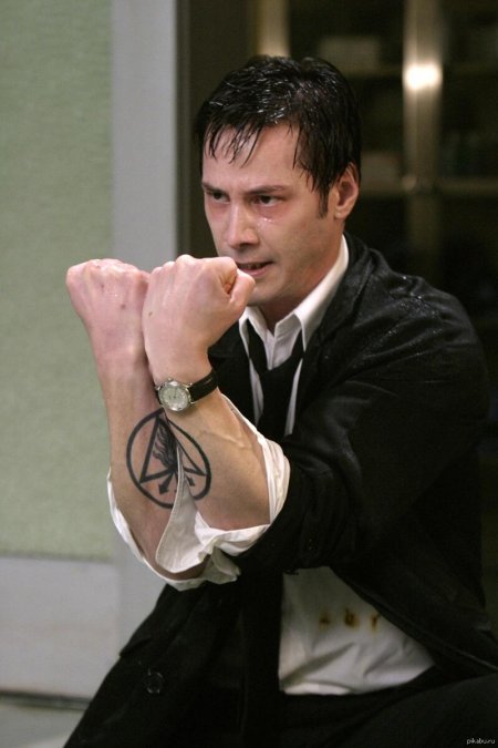 Джон константин киану ривз тату