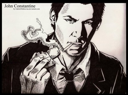 Джон константин киану ривз арт