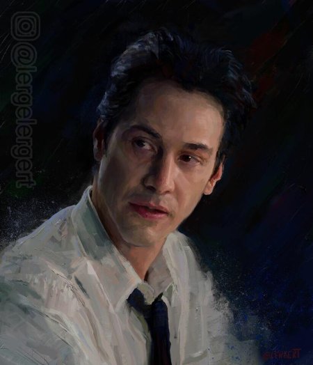 Киану ривз портрет