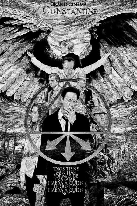 Константин повелитель тьмы рисунки