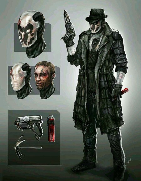 Роршах концепт арт