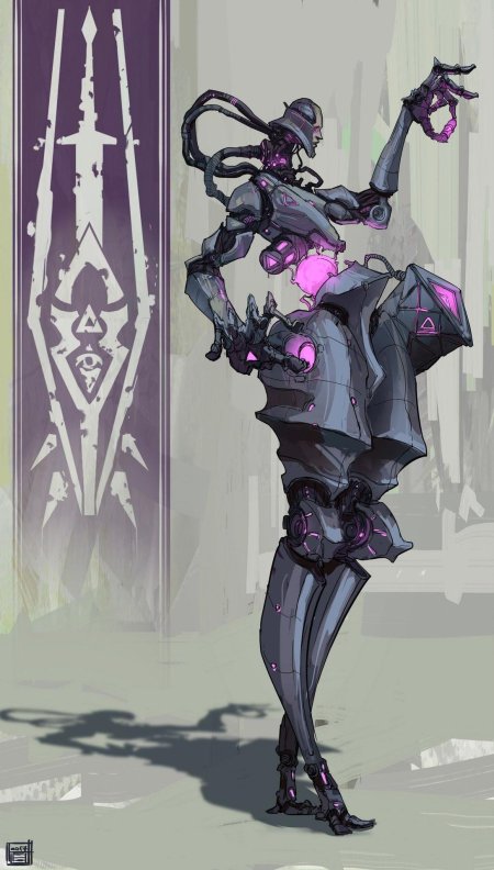 Киберпанк робот