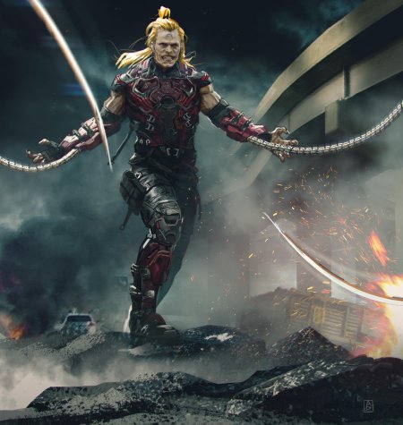 Красный омега марвел