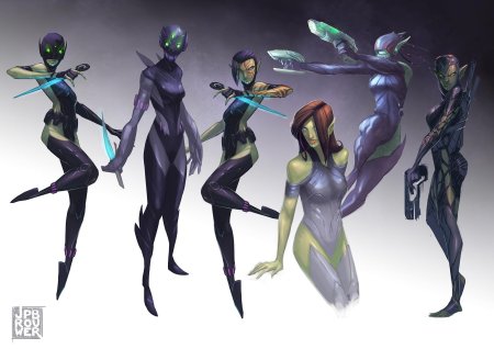 Концепты марвел