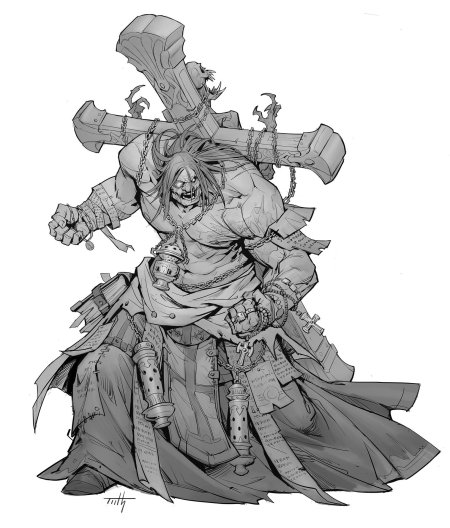 Концепт арт персонажей фэнтези