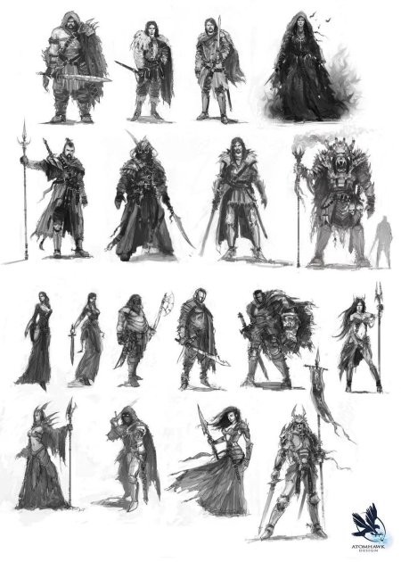 Концепт арты персонажей