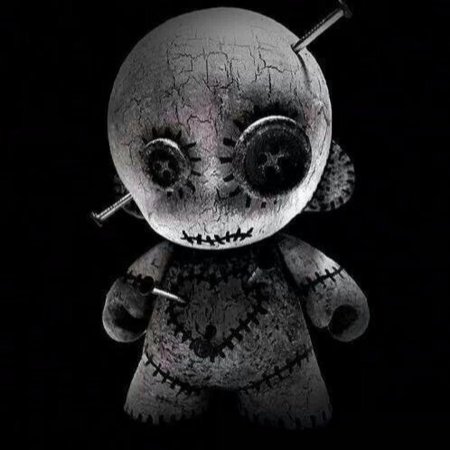 Кукла вуду страшная