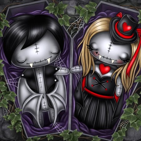 Кукла вуду готика