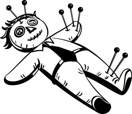 Кукла вуду с иголками