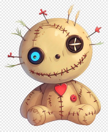 Кукла вуду милая