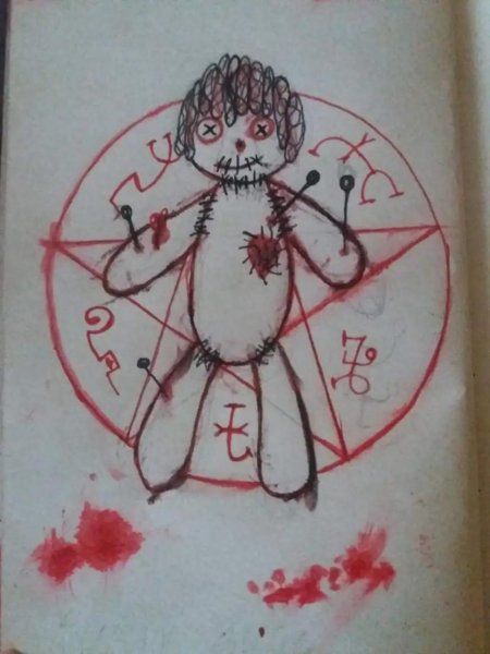 Страшные детские рисунки