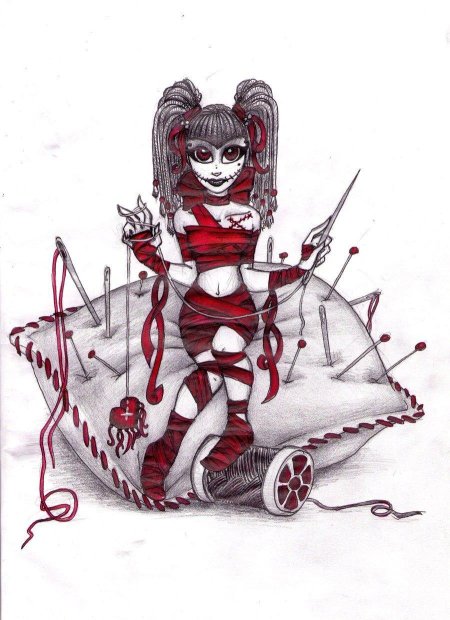 Кукла вуду марионетка