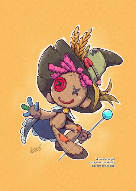 Кукла вуду арт