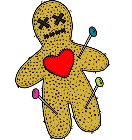 Кукла вуду крючком