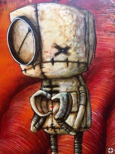 Кукла вуду эскиз