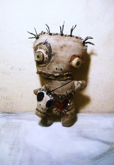 Кукла вуду декор