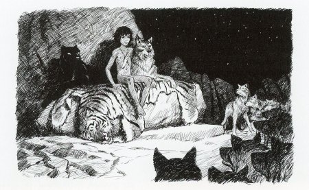 Маугли иллюстрации к книге