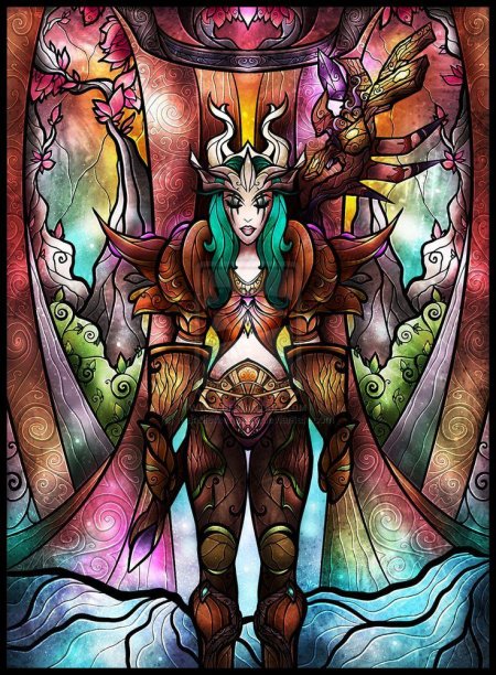 Warcraft витраж