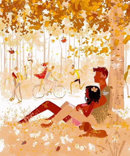 Художник паскаль кэмпион осень