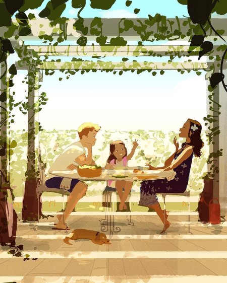 Семья иллюстрации