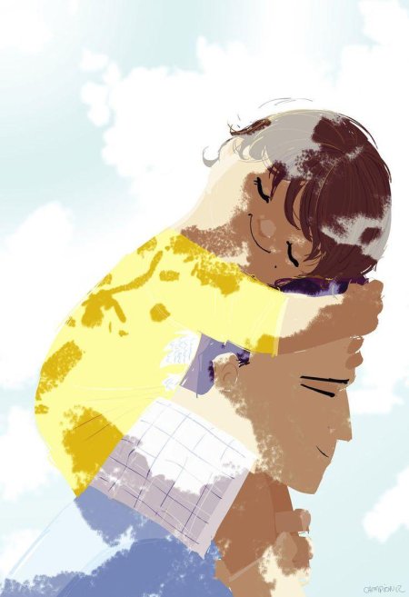 Папа иллюстрация