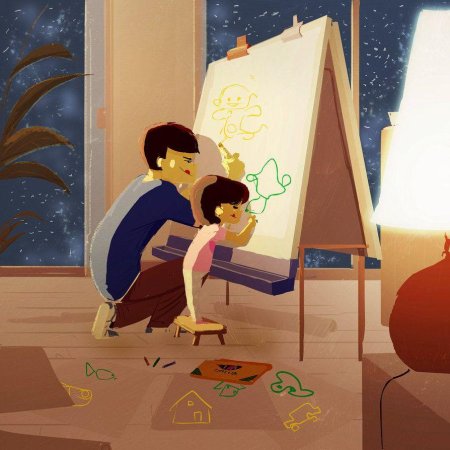 Художник паскаль кэмпион дети