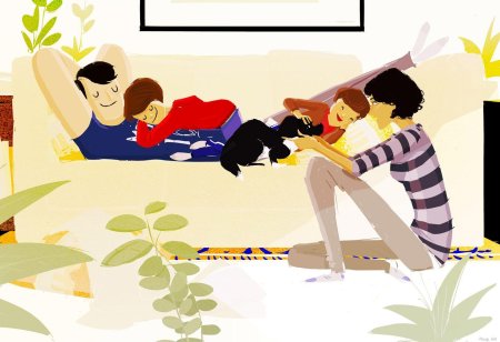 Семья иллюстрации