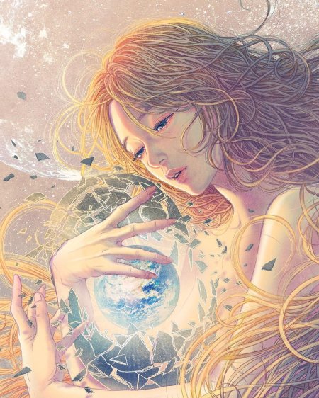 Девушка арт