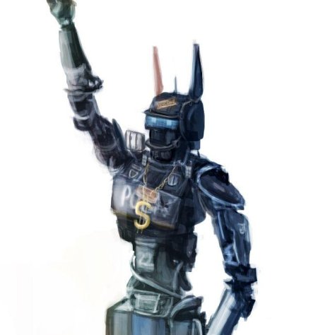 Робот чаппи в полный рост