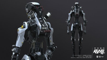 Робот concept art элизиум