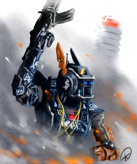 Робот чаппи арт