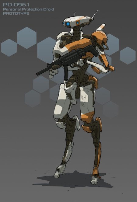 Антропоморфные боевые роботы