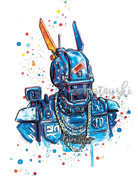 Робот по имени чаппи () арт