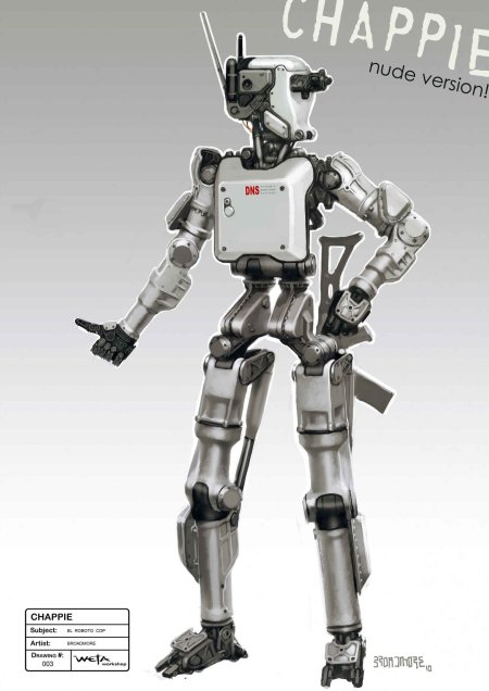 Робот чаппи концепт