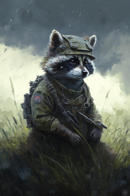 Боевые животные арт