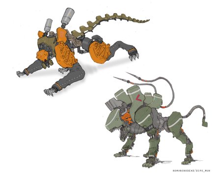 Киберпанк робот