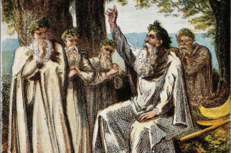 Друиды кельтов жертвоприношение